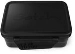 SATCH 01400-80001-10 Edelstahl Brotdose Black, schwarz