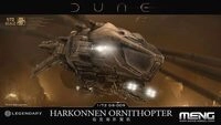MENG MODEL DS-009 1:72 Dune Harkonnen Ornithopter