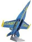 FASCINATIONS 502912 Metal Earth: Premium Series Blue Angels F/A-18 Super Hornet&trade;