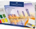 Faber-Castell Aquarellfarben in N&auml;pfchen 12er Etui