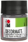 Marabu Decormatt Acryl, hellgrau, 50 ml