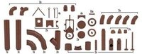 FALLER 180327 H0 Rohrleitungs-Set, Ep. III