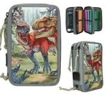 DEPESCHE 13277 Dino World 3 Fach Federtasche BITE