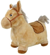 CHIC 2000 401 30 Aufblasbares H&uuml;pftier Hopping Horse beige