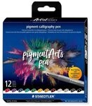 STAEDTLER 375 C12 pigment calligraphy pen 12 St&uuml;ck in sortierten Farben