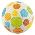 SIGIKID 43090 Kleiner Spielball aus reinem Naturkautschuk, Motiv bunte Patches,...