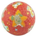 SIGIKID 43088 Spielball aus reinem Naturkautschuk, Motiv Hund, bunt, 17 cm