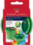 Faber-Castell Wasserbecher Clic&Go gr&uuml;n marble