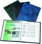 Rillstab 99424 Sichtmappe DIN A4, 10 mm R&uuml;ckenbreite, 20 H&uuml;llen, schwarz