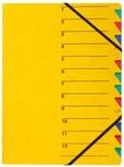 Pagna 6398009 Ordnungsmappe Easy 1-12, gelb, 12 tlg.