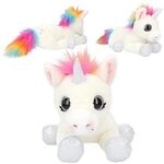 DEPESCHE 11493 Ylvi Pl&uuml;sch Einhorn liegend 30 cm