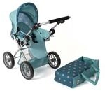 Bayer Chic Kombi-Puppenwagen Leni blau mit Sternen