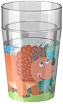 HABA 2012447007 Glitzerbecher Dino 2