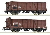 ROCO 6600123 H0 2-tlg. Set: Offene G&uuml;terwagen E &bdquo;Villach&ldquo;, &Ouml;BB, Ep. IV