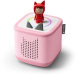 tonies&reg; 11002430 Toniebox 2 Rosa Starter Set Kreativ-Tonie Rot