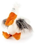 SIGIKID 43426 Kuscheltier Pelikan Romeo Pelikano, Kikeriki