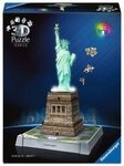 RAVENSBURGER 12008027 3D Puzzle 108 Teile Iconics: Freiheitsstatue - mit Licht