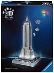 RAVENSBURGER 12008026 3D Puzzle 216 Teile beleuchtet: Empire State Building