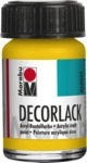 Marabu Acryllack "Decorlack", mittelgelb, 15 ml, im Glas