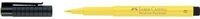 FABER-CASTELL 167404 Pitt Artist Pen Brush Tuschestift, lichtgelb lasierend