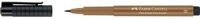 FABER-CASTELL 167480 Tuschestift Pitt Artist Pen B Farbe 180 umbra natur