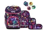 ERGOBAG 01510-90361-10 Schulranzen-Set AmB&auml;rzonas cubo, Gelb, Pink, Lila