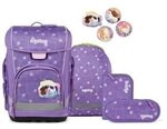 ERGOBAG 01518-90396-10 Schulranzen-Set PonyB&auml;radies cubo light, Lila