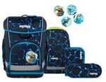 ERGOBAG 01518-90390-10 Schulranzen-Set B&auml;rassic Garden cubo light, Blau