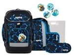 ERGOBAG 01299-90390-10 Schulranzen-Set B&auml;rassic Garden maxi, Blau