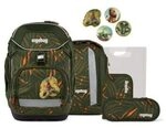 ERGOBAG 01298-90392-10 Schulranzen-Set ExB&auml;rdition pack, Gr&uuml;n, Orange