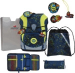 DERDIEDAS D851100119700 Schulranzen-Set 5-teilig Neon Crazy ErgoFlex Tiny