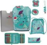 DERDIEDAS D851100119900 Schulranzen-Set 5-teilig Butterfly Garden ErgoFlex Tiny