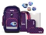 ERGOBAG 01299-900K2-11 Schulranzen-Set PerlentauchB&auml;r maxi, Pink, Lila