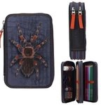 DEPESCHE 13332 Adventure World 2 Fach Federtasche mit Spinne