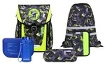 MCNEILL 9663322000 Primo Dinopark Schulranzen &ndash; 9-teiliges Set mit Brotdose,