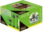 Idena USB LED Tischleuchte Touch Metall schwarz 11 x 24 oder 38 cm