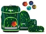 ERGOBAG 01518-90196-10 Schulranzen-Set B&auml;rtastisch cubo light, Gr&uuml;n