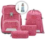 Step by Step BASIS Schulranzen-Set "Pink Bubbles", 4-teilig