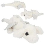 DEPESCHE 0013864 SNUKIS Pl&uuml;sch Drache wei&szlig;