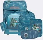 Beckmann Schulranzen-Set Plus Air Jungle Game, 6 tlg.