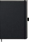 BRUNNEN 105528605 Notizbuch Kompagnon Klassik 21 x 29,4 cm unliniert schwarz