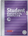 BRUNNEN Collegeblock Premium Student &bdquo;Noten&ldquo;, A4, 50 Blatt / 100 Seiten,...