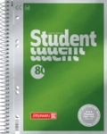 BRUNNEN Collegeblock Premium Student A5 unliniert 80 Blatt gr&uuml;n