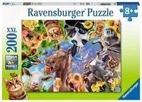 RAVENSBURGER 12902 Kinderpuzzle Lustige Bauernhoftiere
