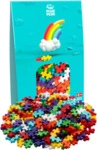 PLUS PLUS 3977 300 Kreativ Bausteine Regenbogen Open Play