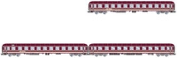 RIVAROSSI HR4417 H0 3-tlg. Set Liegewagen, Euro-Express, Ep. V-VI
