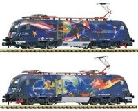 FLEISCHMANN 7560070 N Elektrolokomotive 1116 212-2 &bdquo;Fu&szlig;ball vereint Europa&ldquo;,
