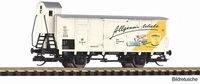 PIKO 47853 TT Gedeckter G&uuml;terwagen G02 "Hexenkuss" mit Bremserhaus, DR, Ep. III