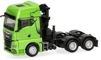 HERPA 313100-004 1:87 MAN TGX GX Zugmaschine mit Kran 3achs, gr&uuml;n