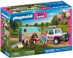 PLAYMOBIL&reg; 72129 I Love Horses Gel&auml;ndewagen mit Pferdeanh&auml;nger